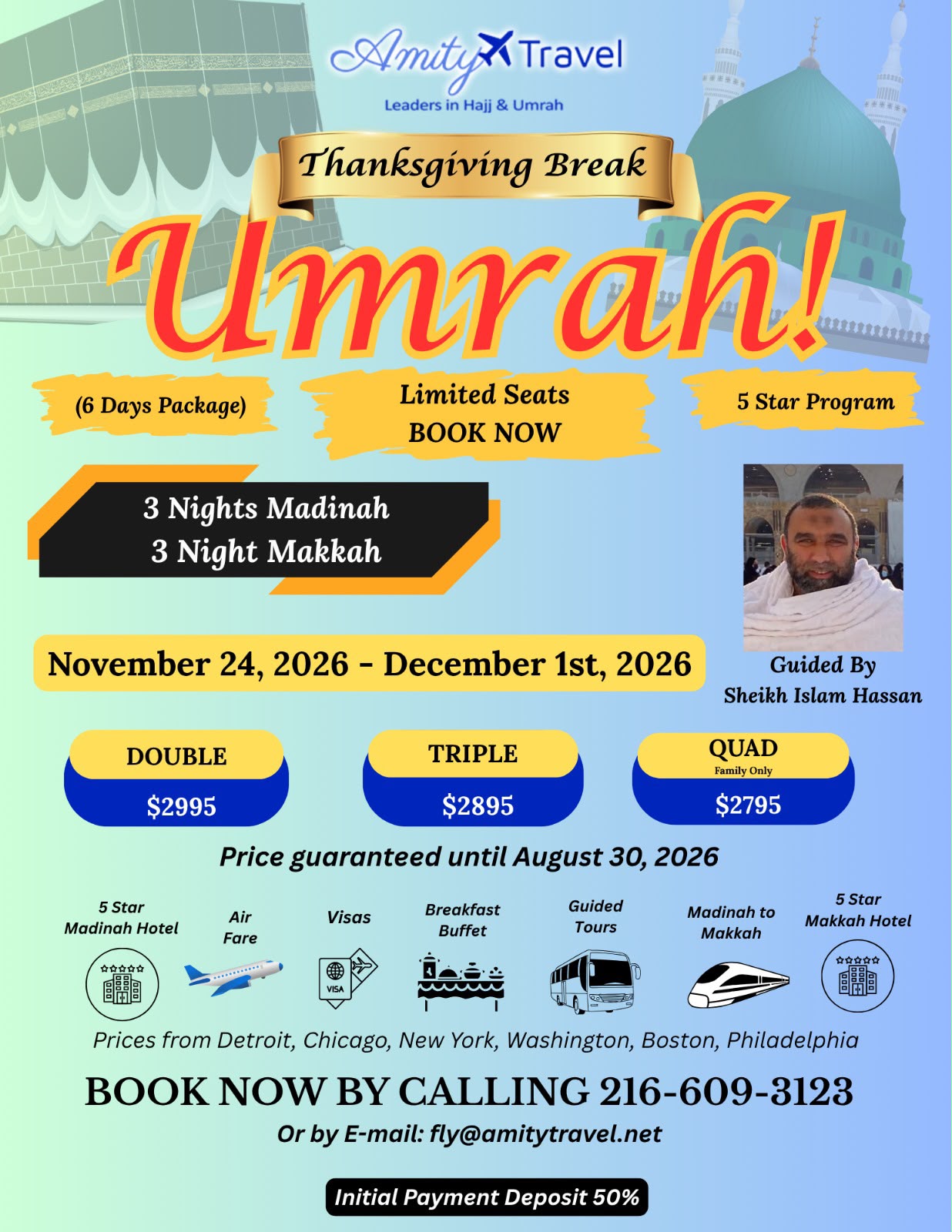 Thanksgiving Break Umrah 2026